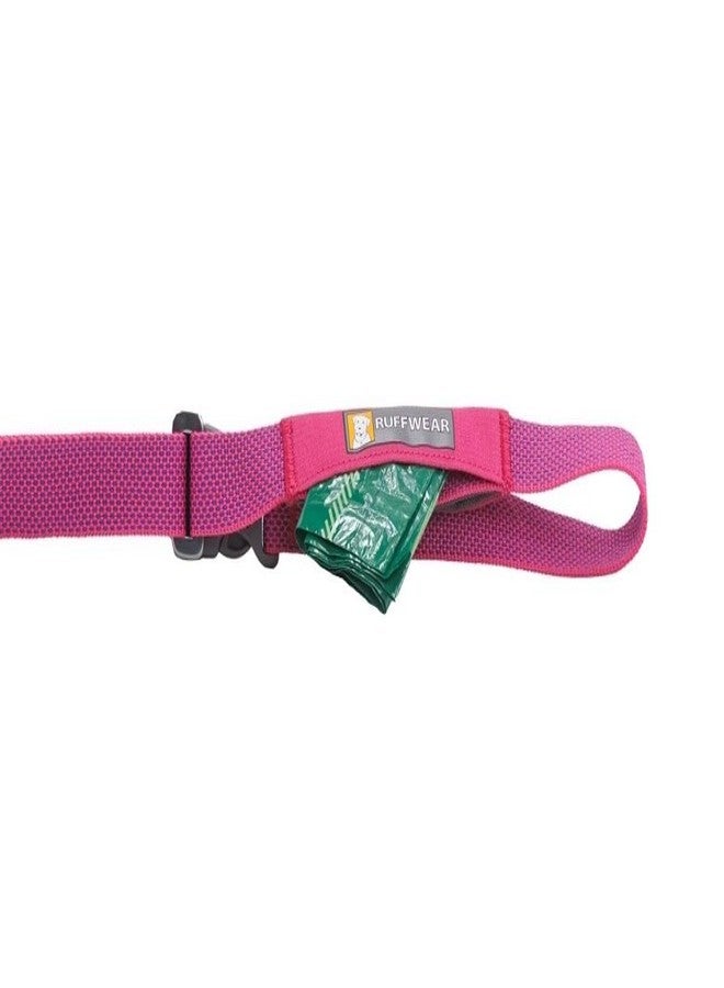 Ruffwear, Flagline Dog Leash, Lightweight Hands‑Free 6.5 ft Lead, Adjustable Waist‑Worn or Handheld, Lockable Swivel Crux Clip, Low‑Profile Pick‑Up Bag Stash Pocket, Alpenglow Pink - Image 4
